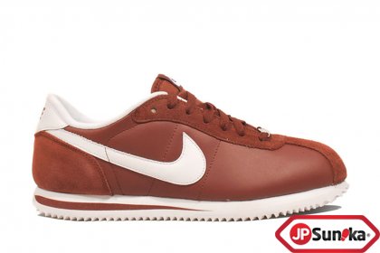 brown leather nike cortez